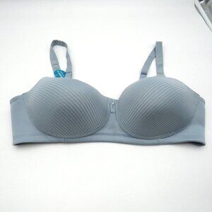 Vanity Fair Bra Size 42C  Gray Comfort Support Underwire Adjustable Strap New